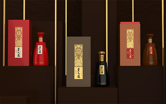 贵人道_年份酒升级版包装设计