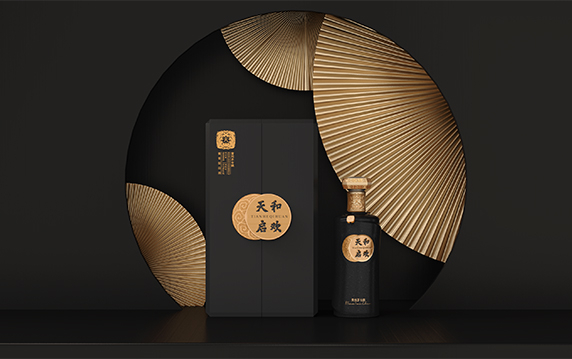 天和启欢_酱酒包装设计